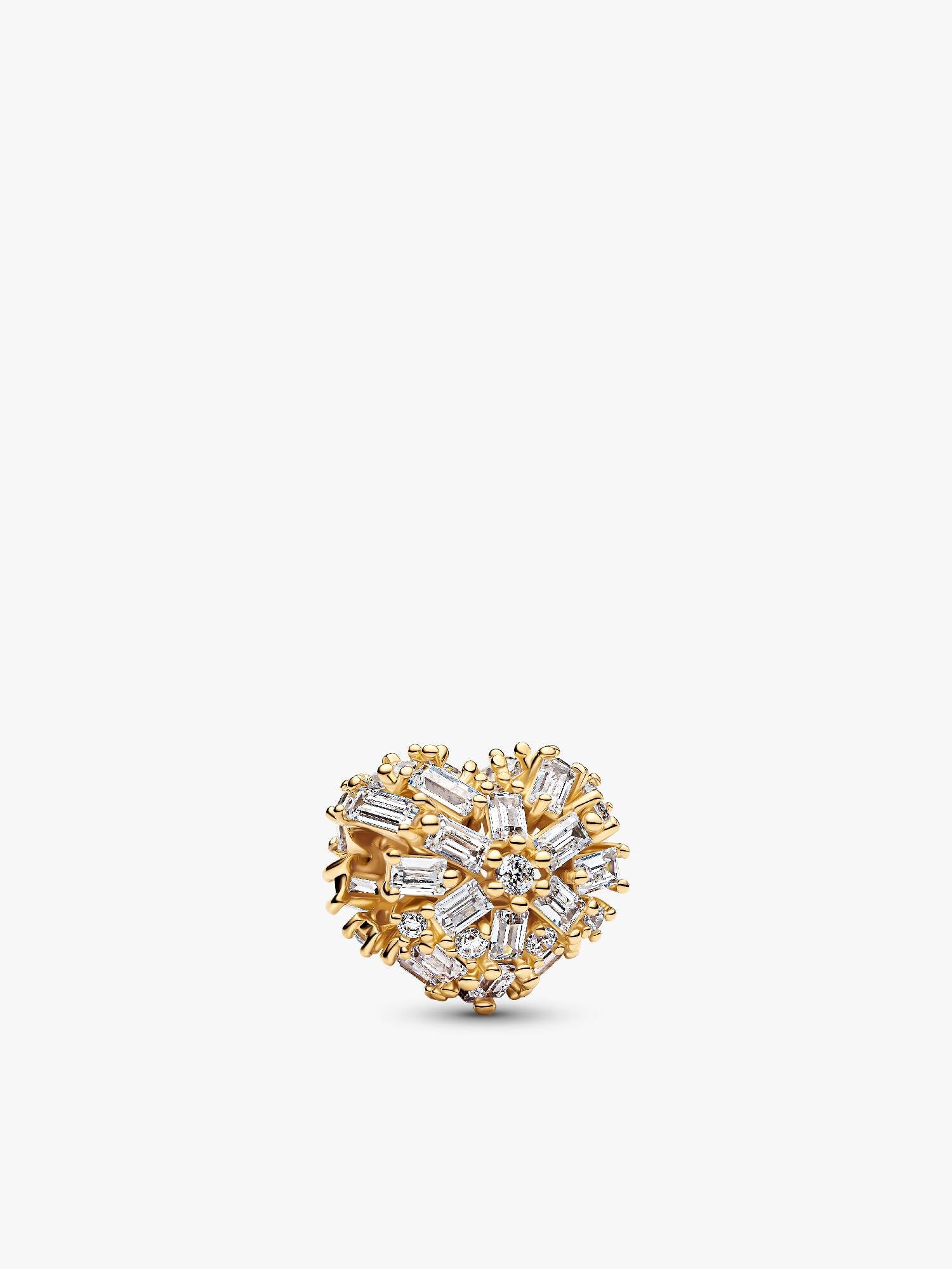 Sparkling Heart Charm