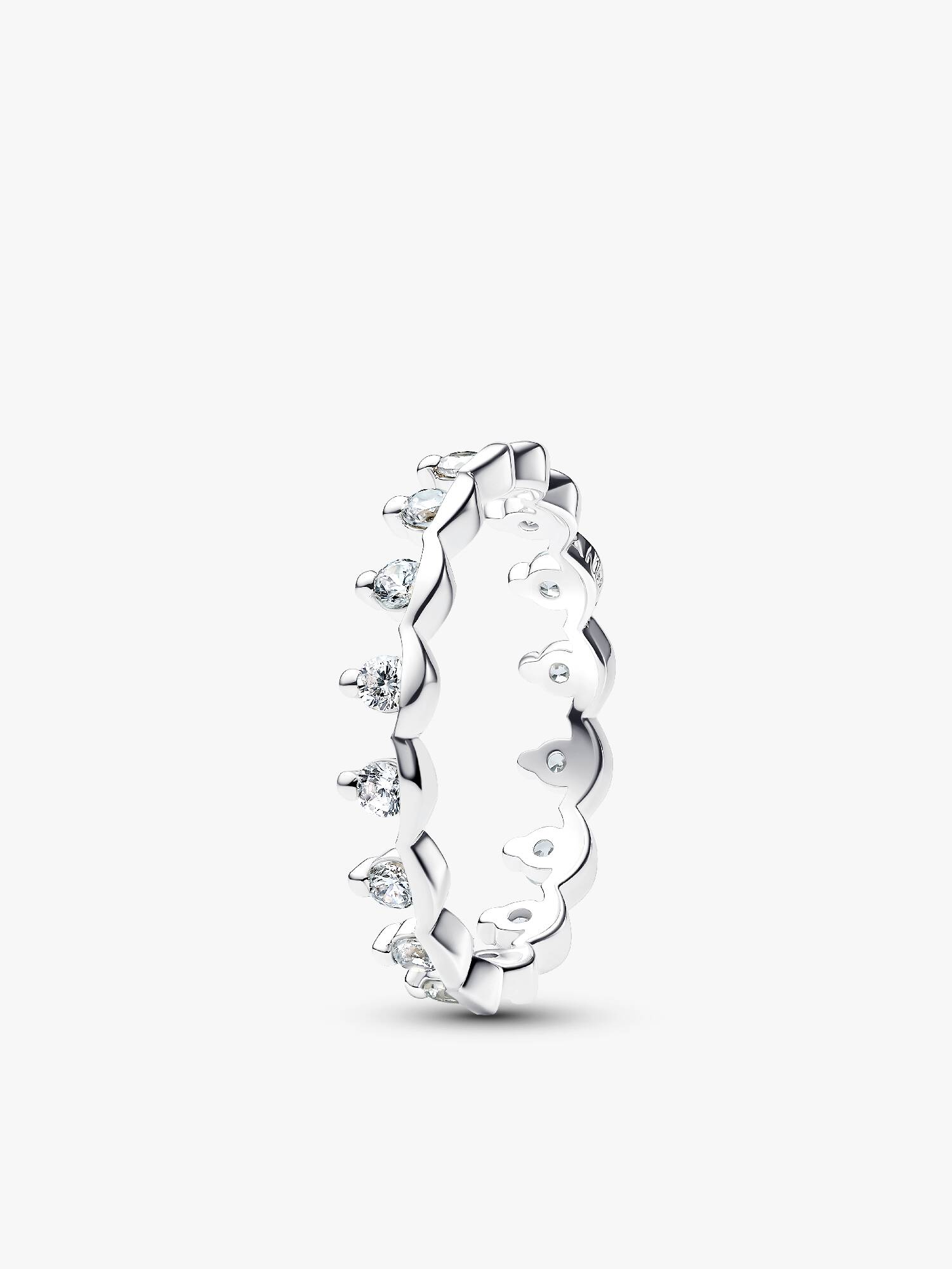 Sparkling Regal Band Ring