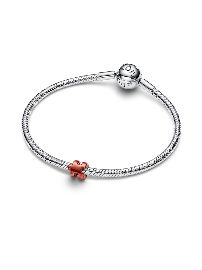 Mini charm Pièce de casse-tête orange