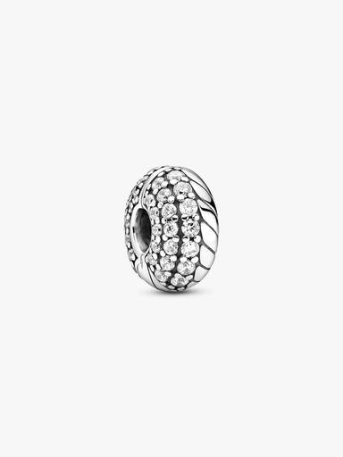 FINAL SALE - Pavé Snake Chain Pattern Clip Charm