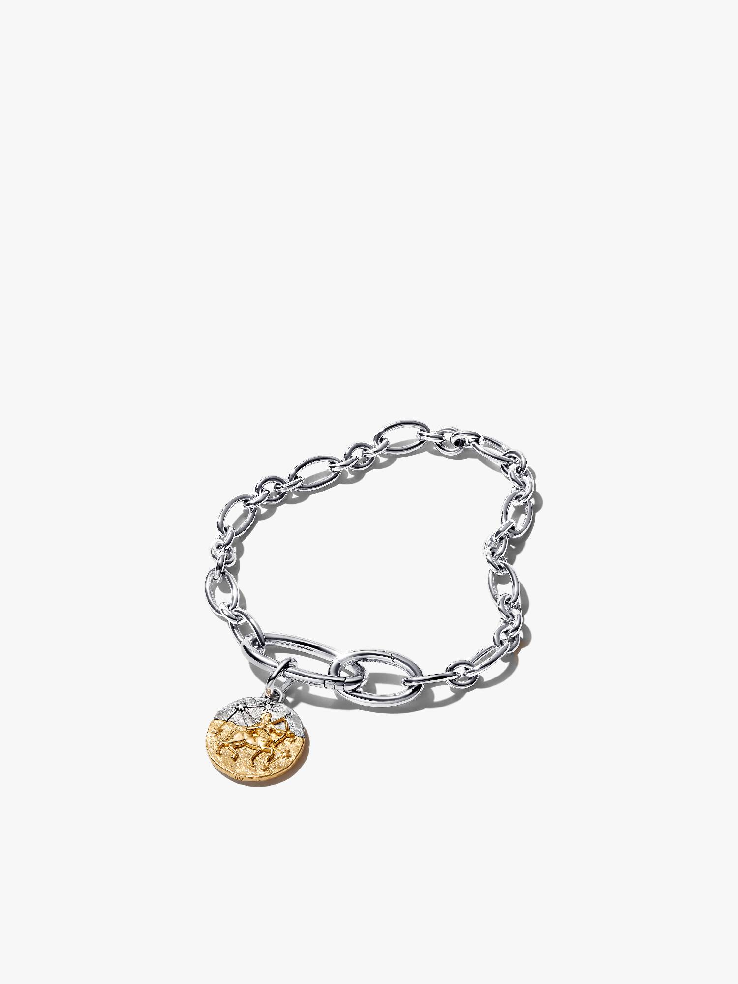 Sagittarius Medallion Bracelet Set