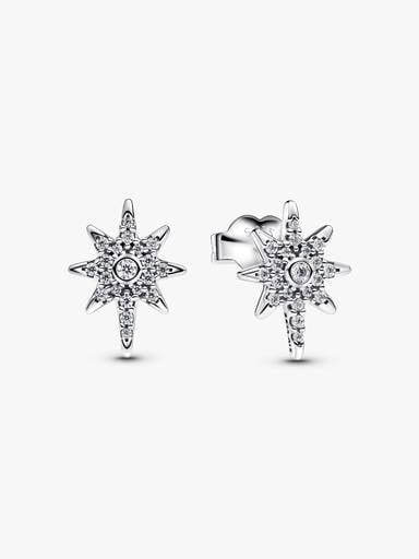 FINAL SALE - Sparkling North Star Stud Earrings