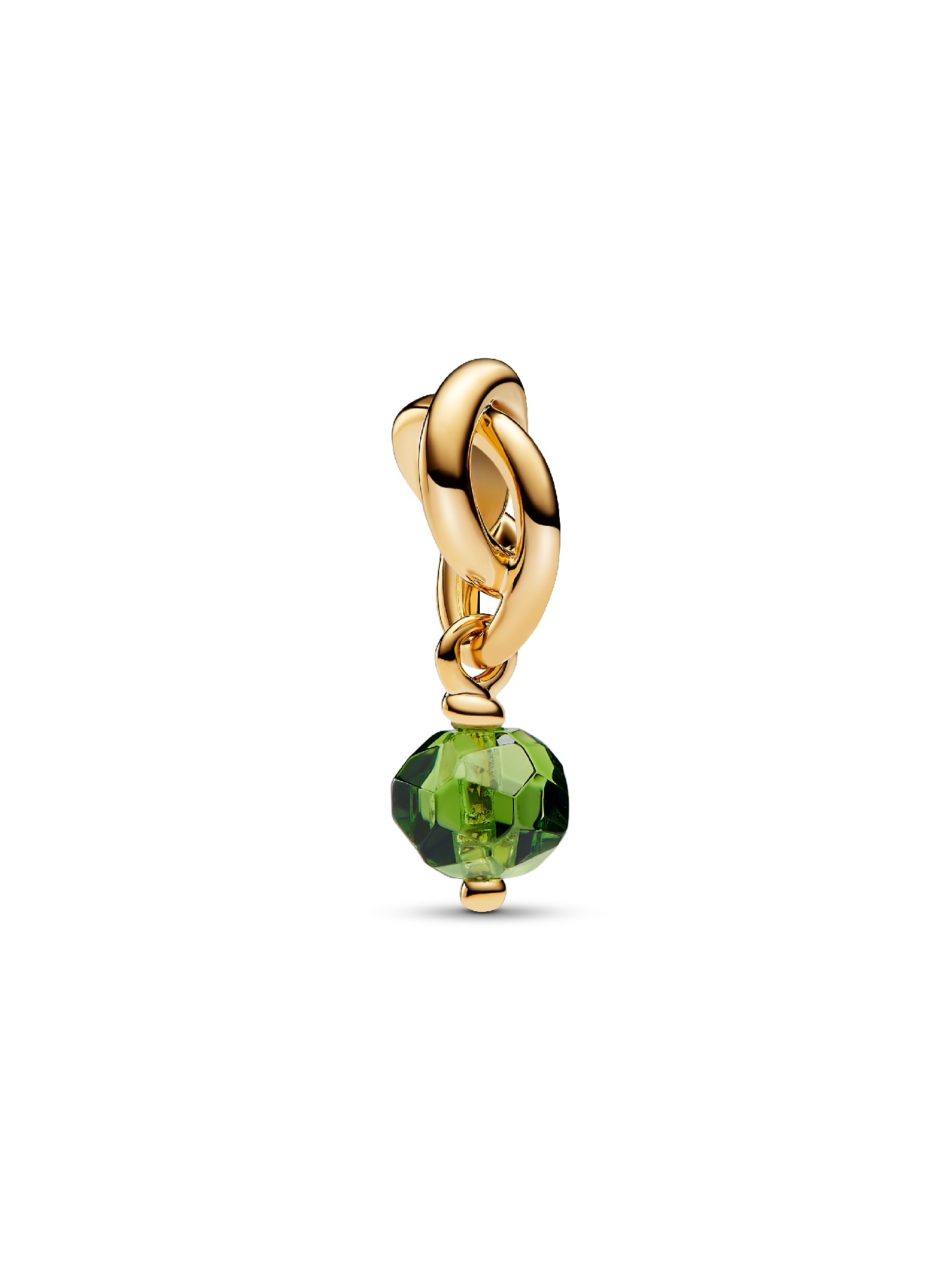 Charm-pendentif Cercle éternel vert printemps d'août