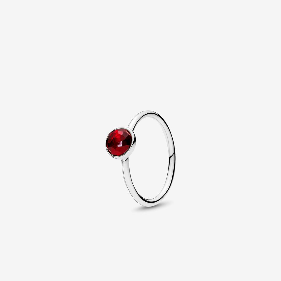 FINAL SALE - July Droplet, Synthetic Ruby image number 0