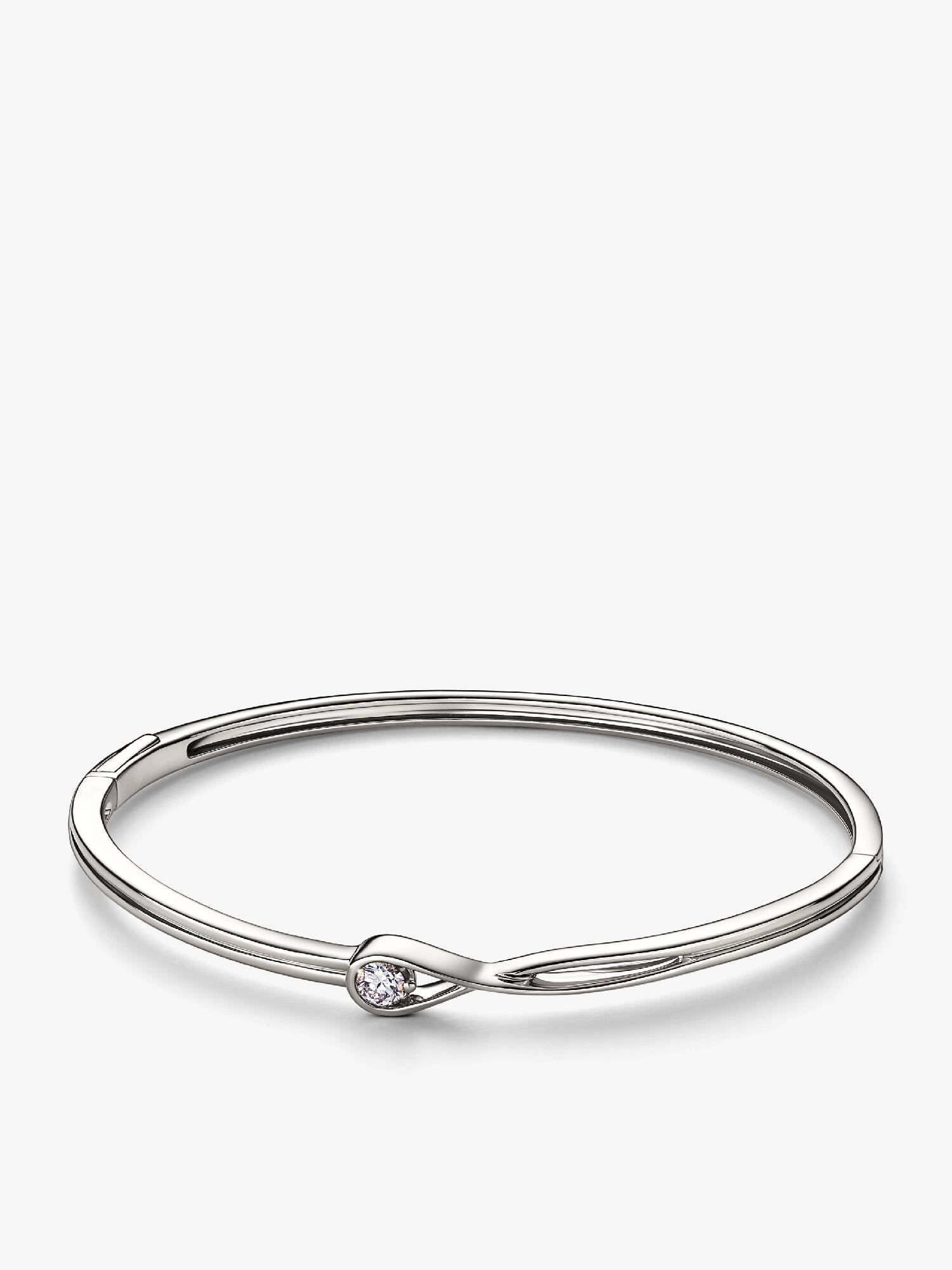 Bracelet jonc à diamant cultivé en laboratoire Pandora Infinite
