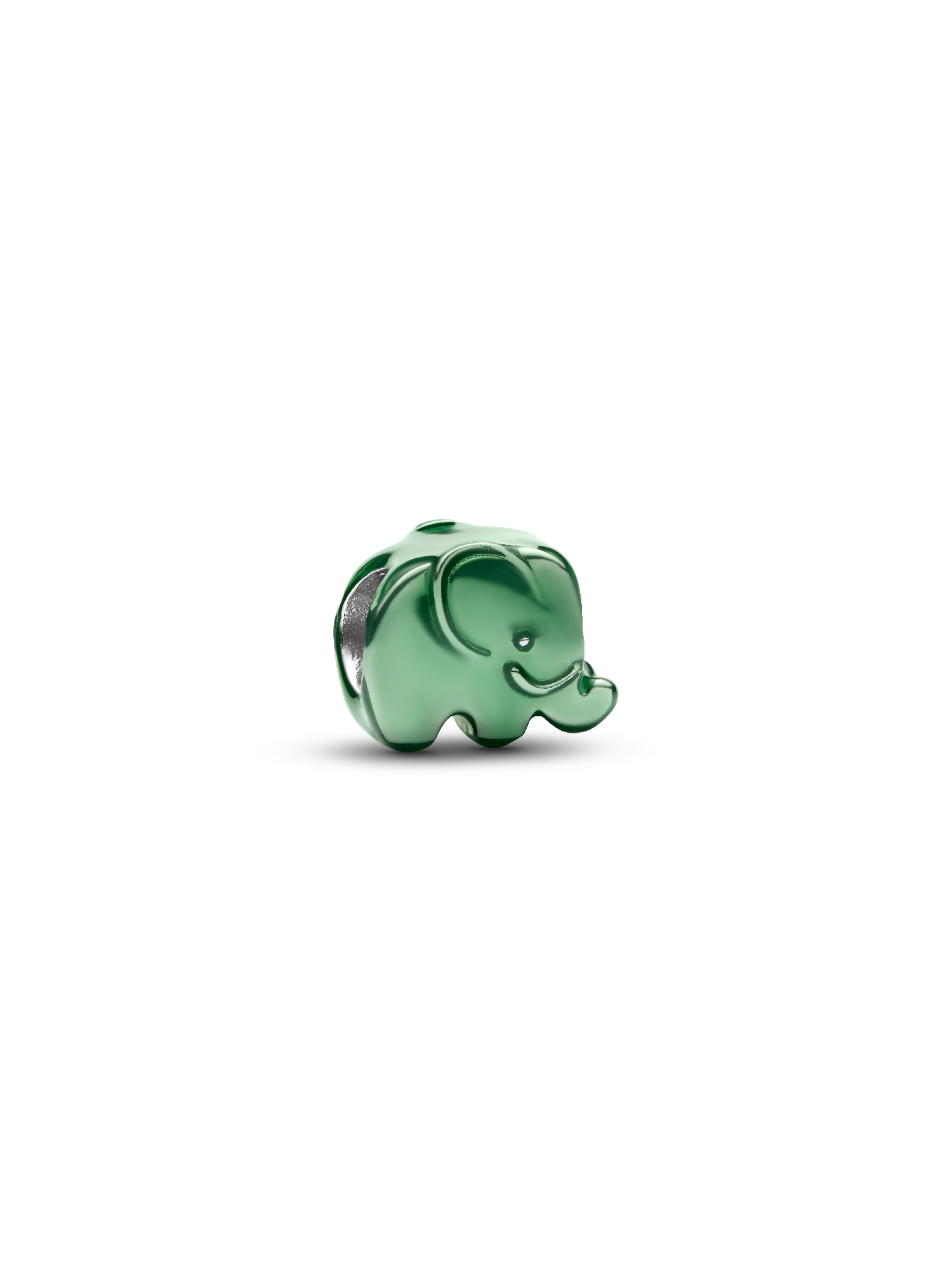 Mini charm Éléphant vert