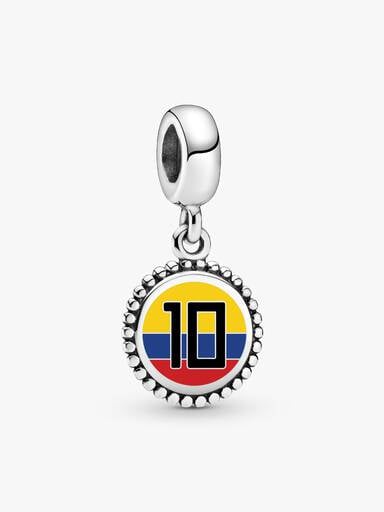 Colombia #10 Soccer Charm