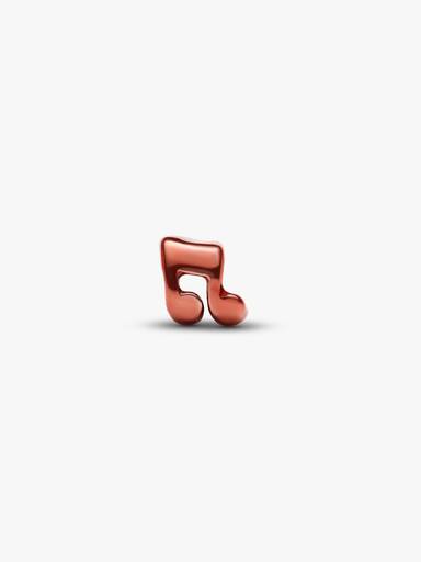 Mini charm Note de musique orange