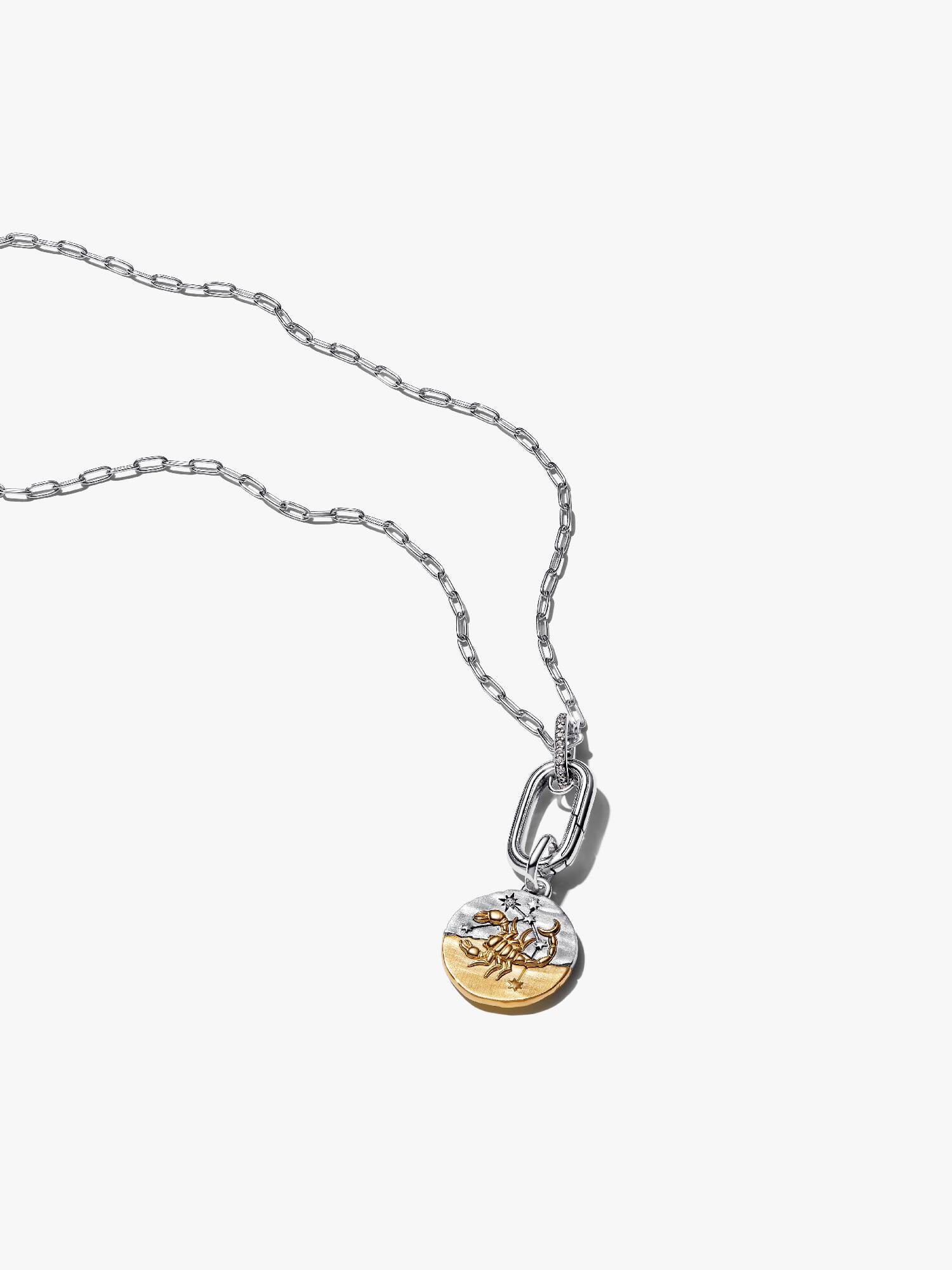 Scorpio Medallion Necklace Set 