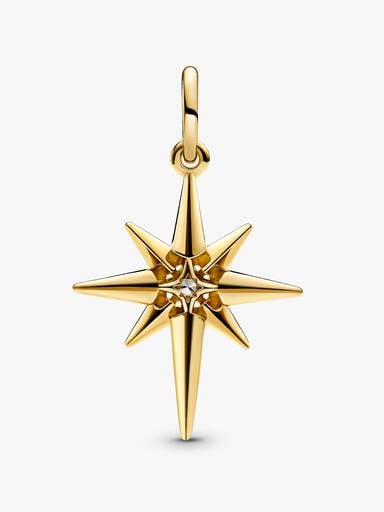 Sparkling North Star Dangle Charm
