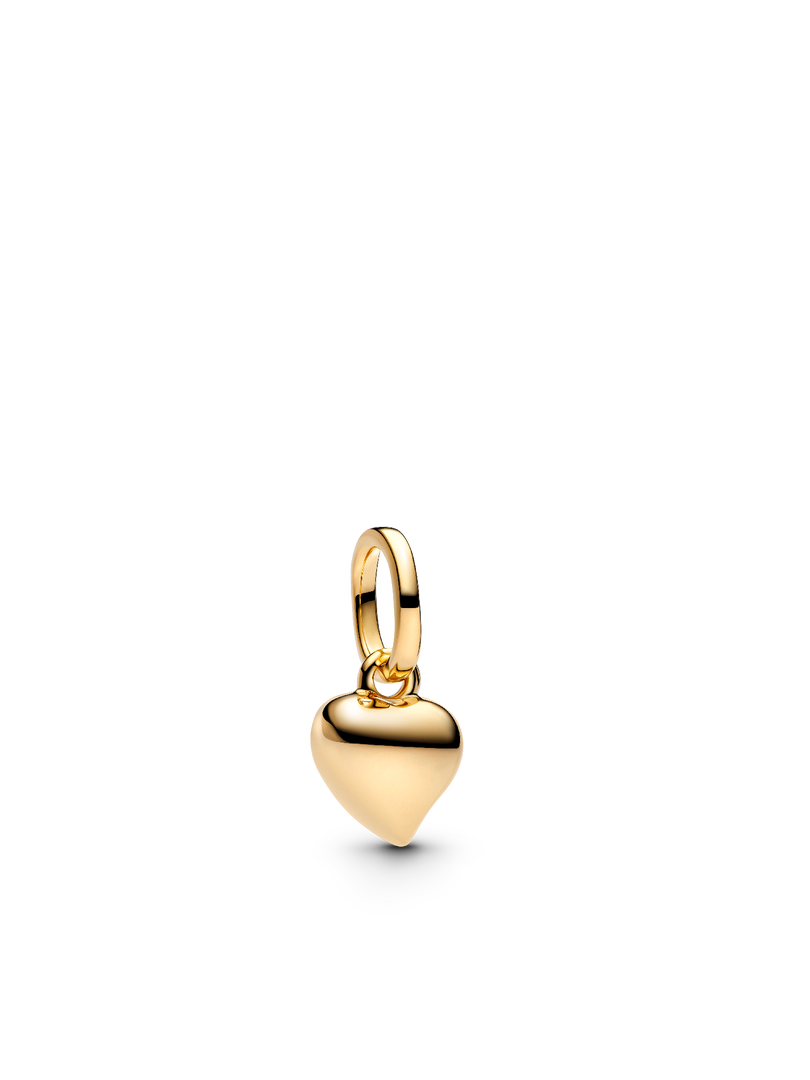 Boucles d'oreilles à mini charms-pendentif Cœur