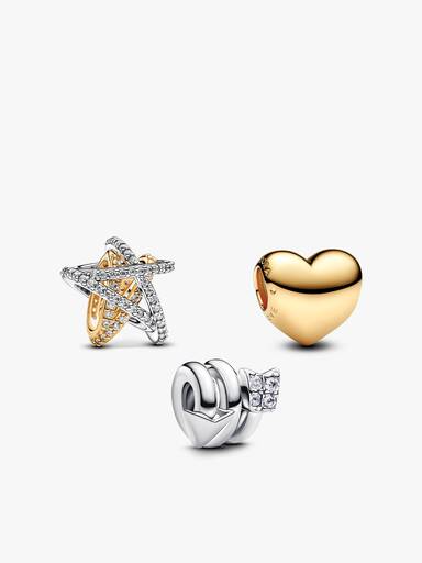 Mixed Metals Charm Trio