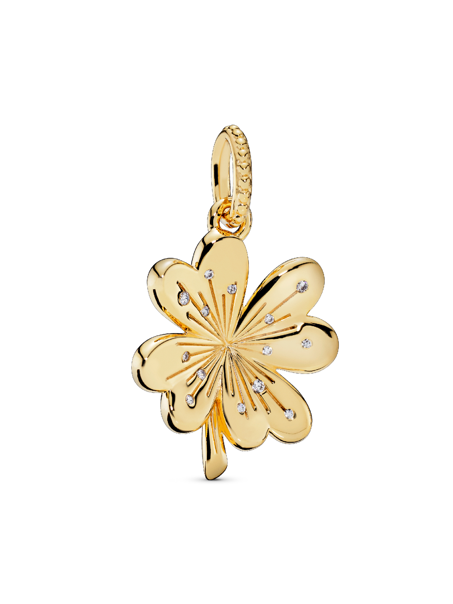 Lucky Four-Leaf Clover Pendant