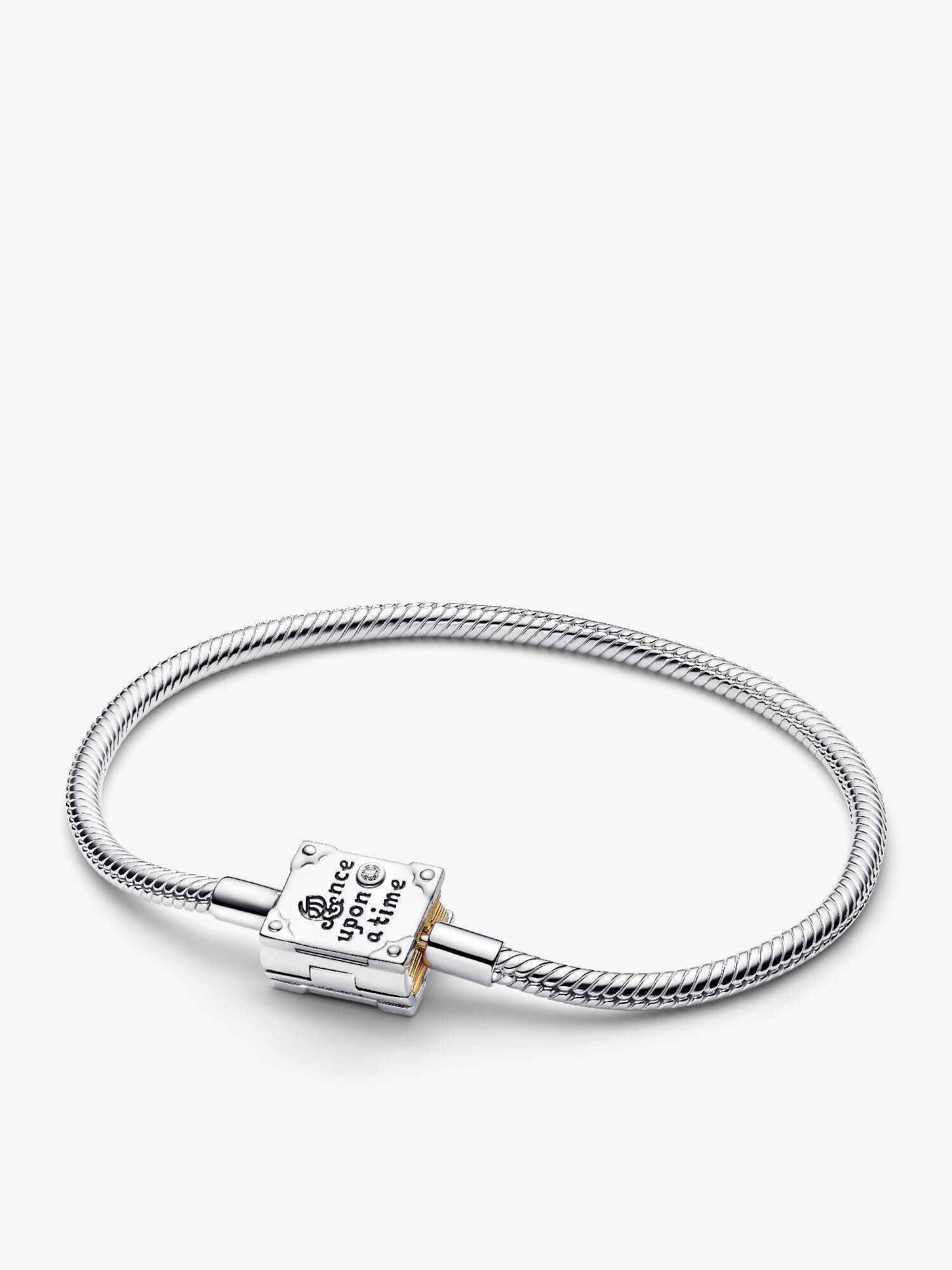 Bracelet à chaîne serpentine Conte de fée Disney avec diamants cultivés en laboratoire