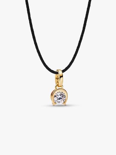 FINAL SALE - Pandora Talisman Lab-Grown Diamond Horseshoe Pendant