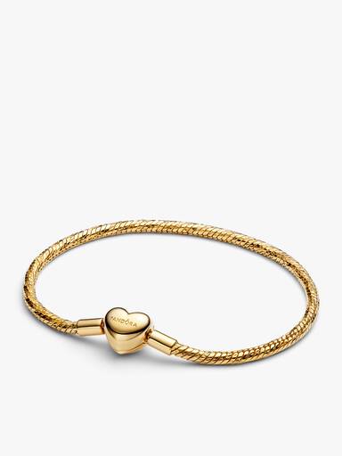 Radiant Heart Charm Bracelet Set