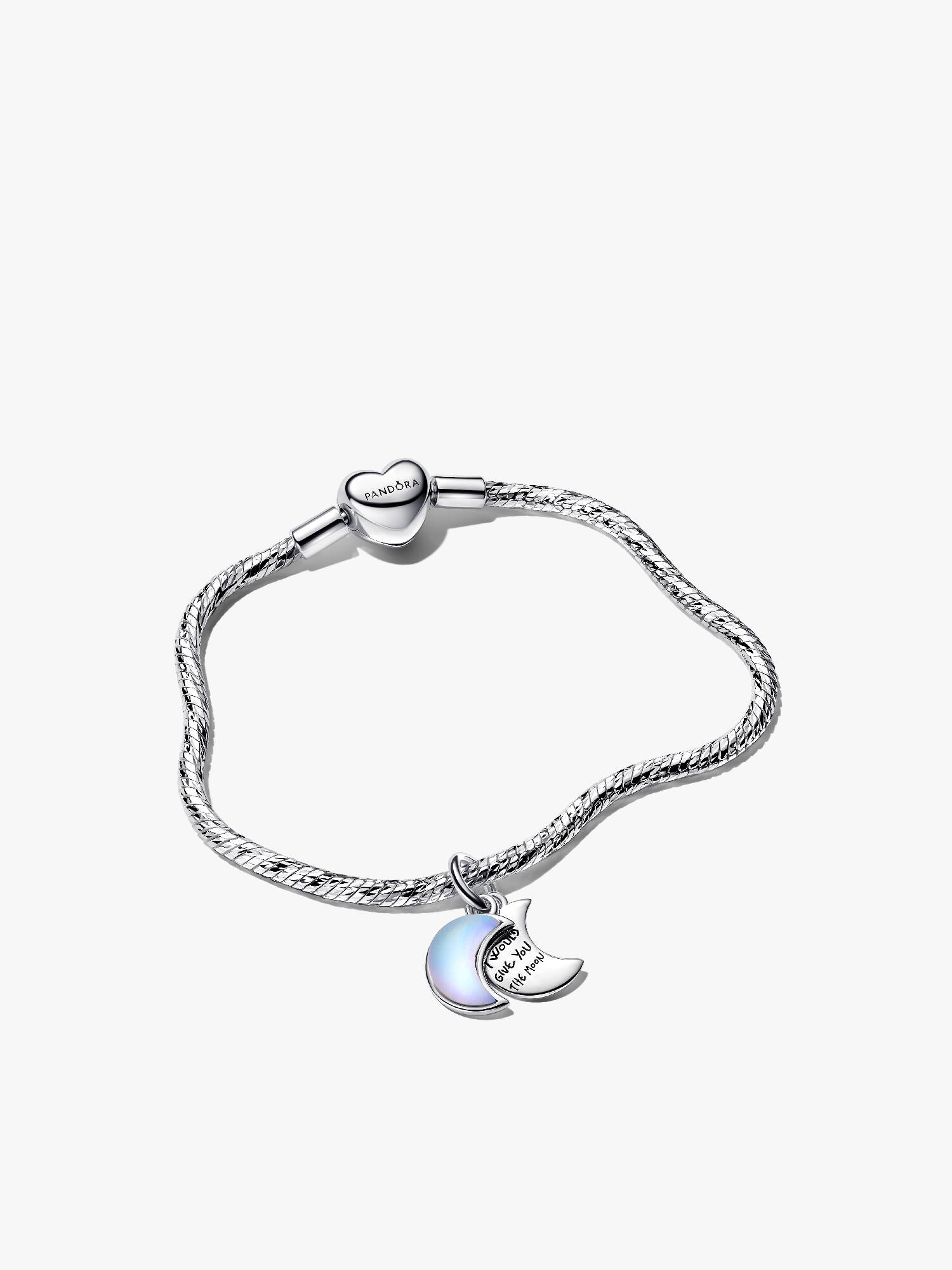 Bracelet avec charm Croissant de lune