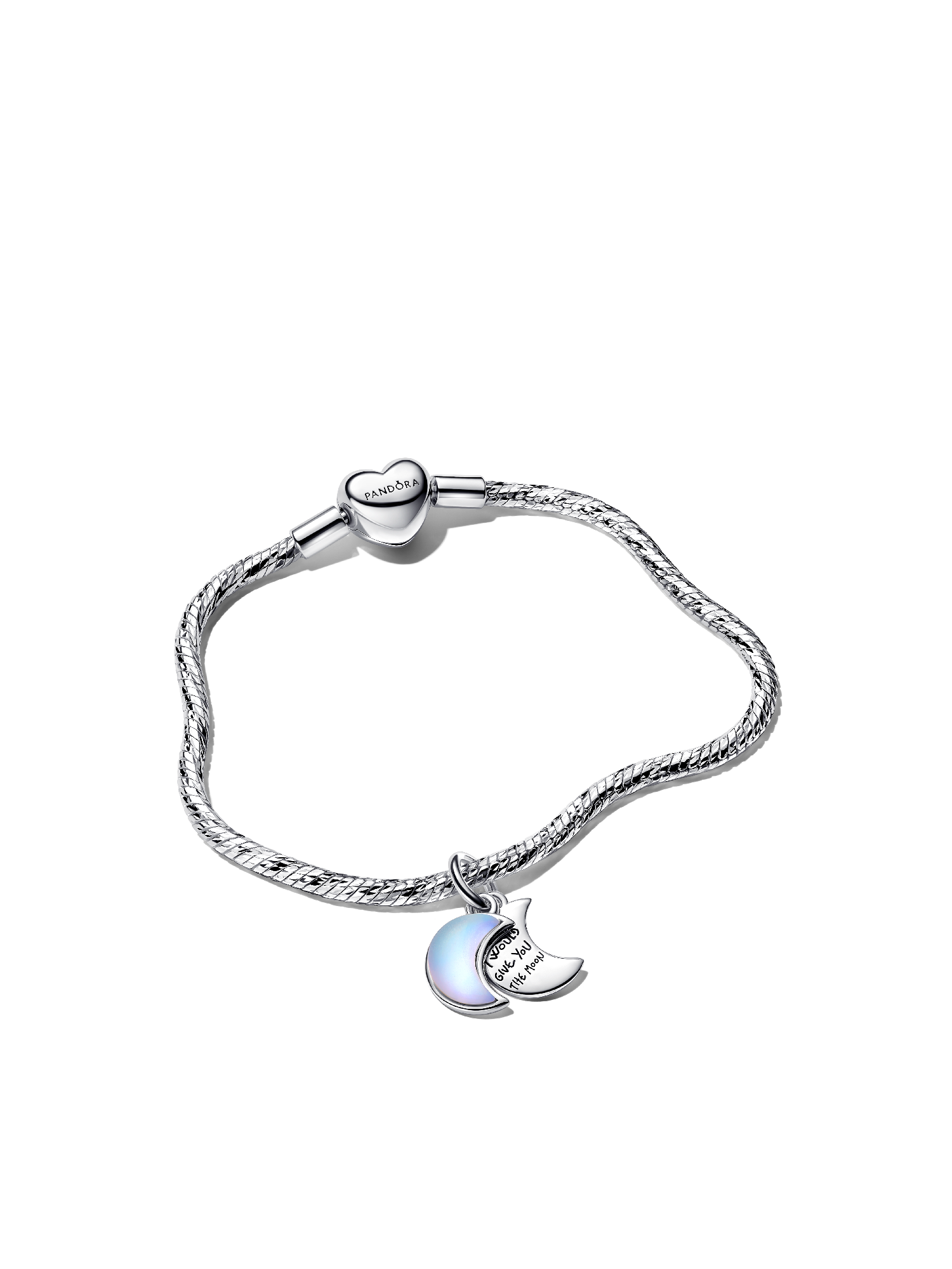 Crescent Moon Charm Bracelet Set