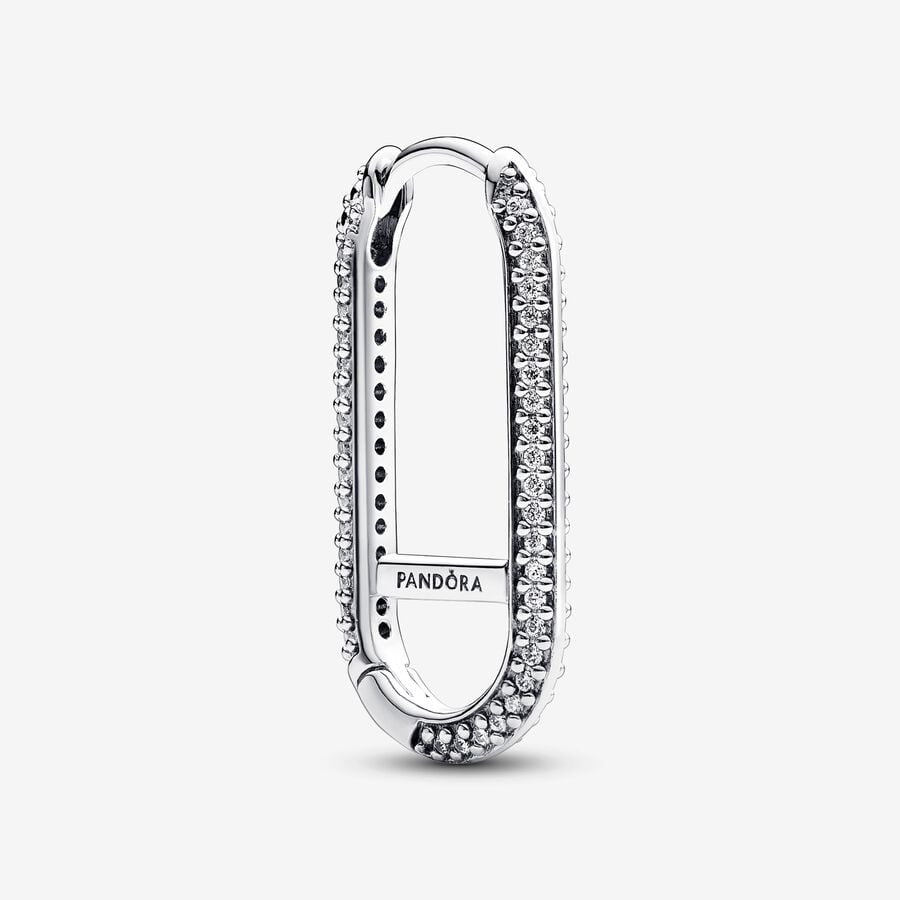 Pandora ME Extended Pavé Link Single Earring image number 0