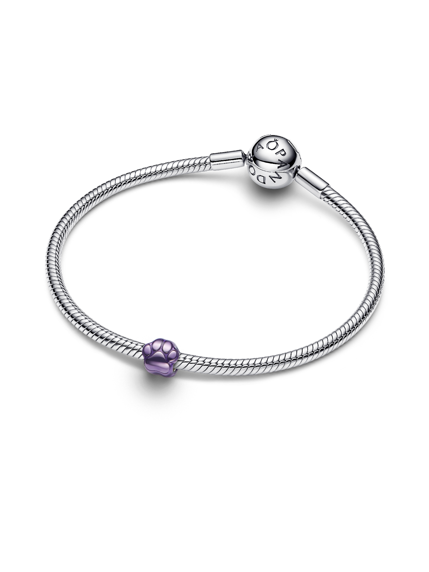 Mini charm Patte mauve