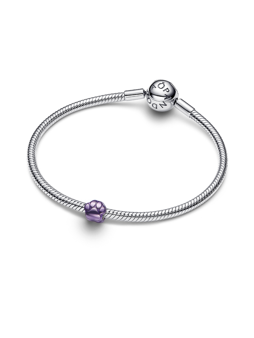 Mini charm Patte mauve