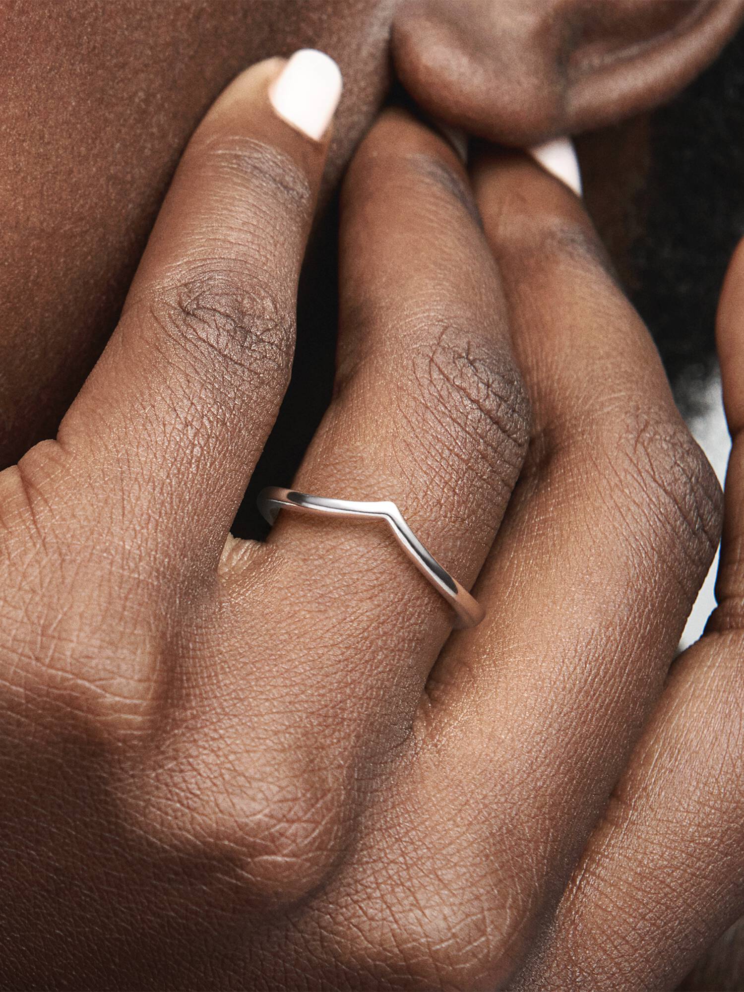 Bague Delta brillante