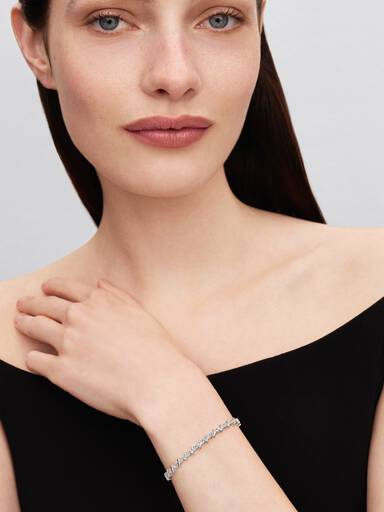 Bracelet tennis Triangle scintillant