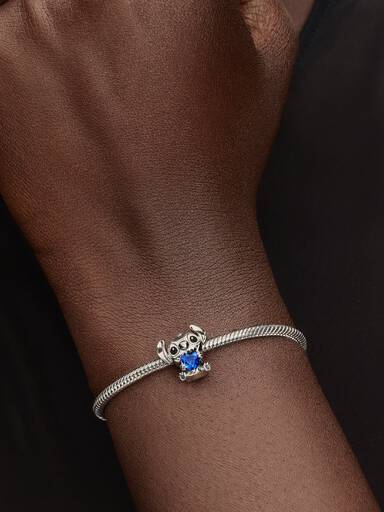 Charm Cœur bleu Stitch de Disney