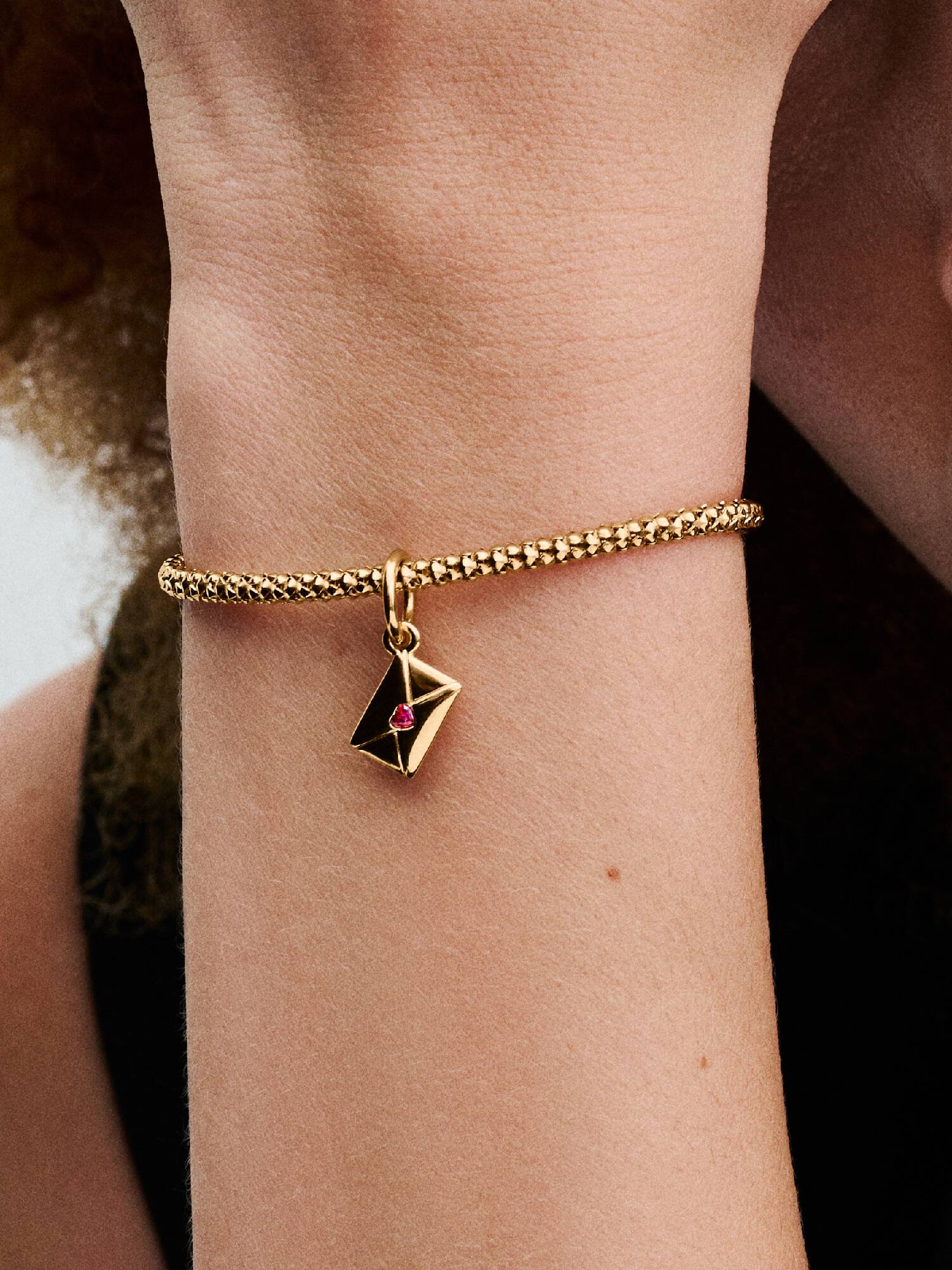 Charm-pendentif Enveloppe de lettre d’amour