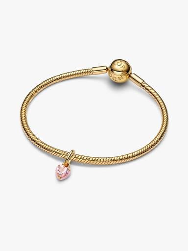 Pink Chakra Heart Mini Dangle Charm