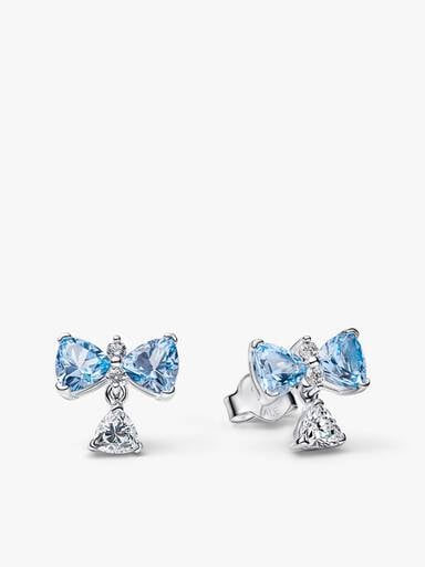 Bridgerton Blue Bow Jewellery Set