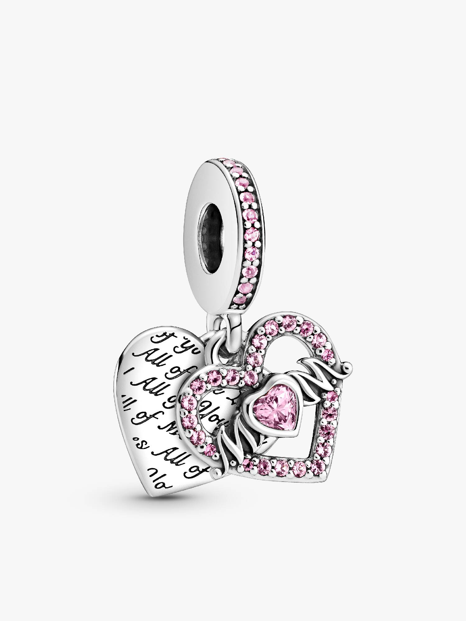 Heart & Mom Dangle Charm