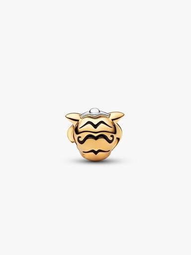 Charm Rajah de la Princesse Jasmine de Disney avec diamant créé en laboratoire