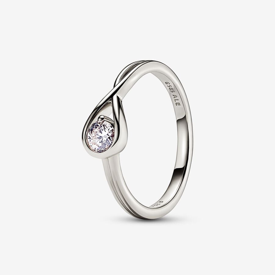 Pandora Infinite Lab-grown Diamond Ring 0.25 ct tw 14k White Gold image number 0