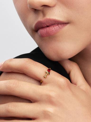 Bague ouverte Épée de Mulan de Disney