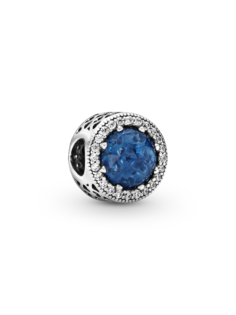 Sparkling Dark Blue Charm
