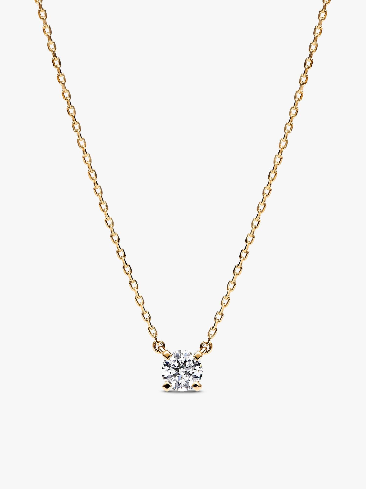 Collier à pendentif avec diamant cultivé en laboratoire Pandora Era