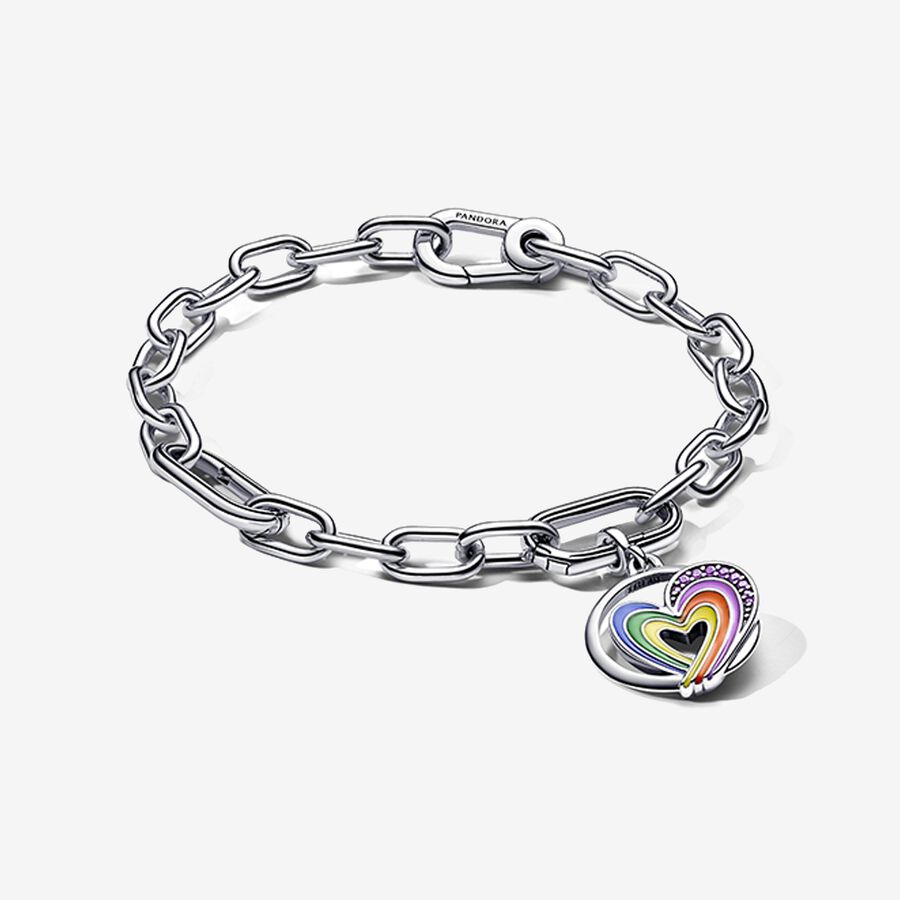 Pandora ME Rainbow Heart Bracelet Set image number 0