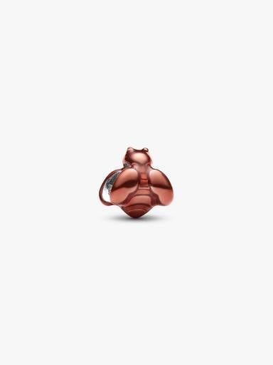 Mini charm Abeille orange