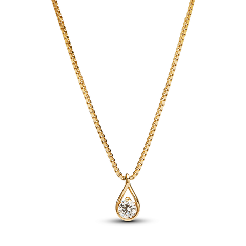 Pandora Infinite Lab-grown Diamond Pendant & Necklace 0.25 ct tw 14k Gold