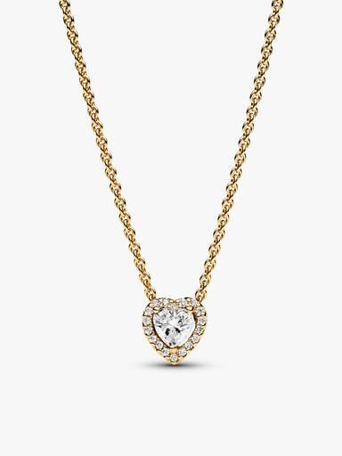 Gold-Plated Heart & Butterly Necklace Layering Trio