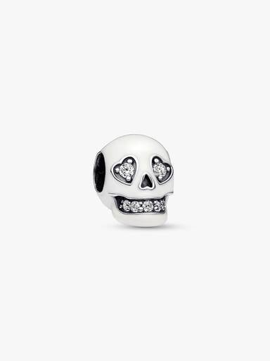 Charm Crâne scintillant qui brille dans le noir