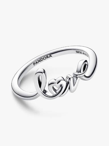 Handwritten Love Ring