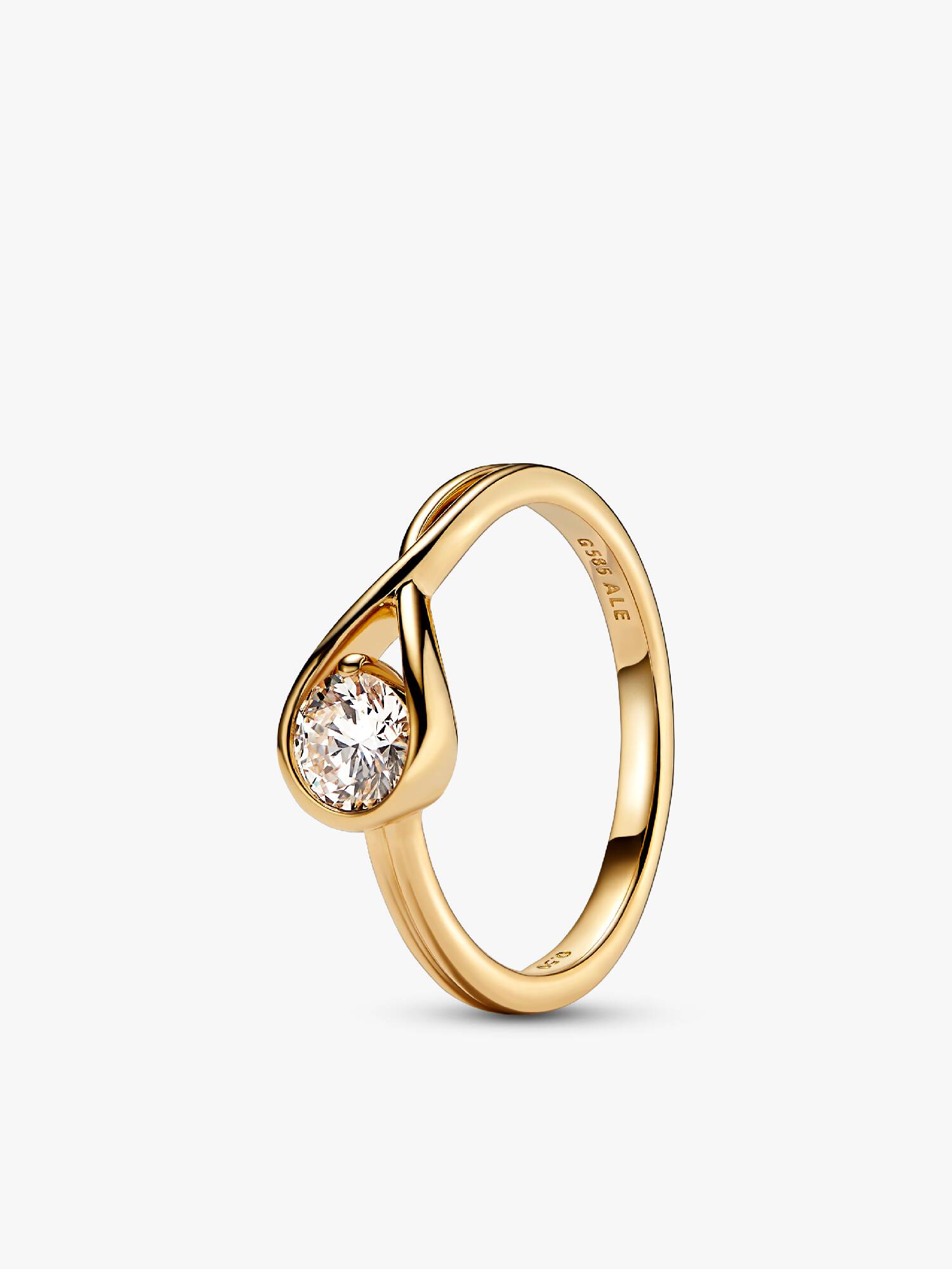 Bague à diamant cultivé en laboratoire Pandora Infinite