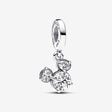 Disney Mickey Mouse Sparkling Head Silhouette Dangle Charm