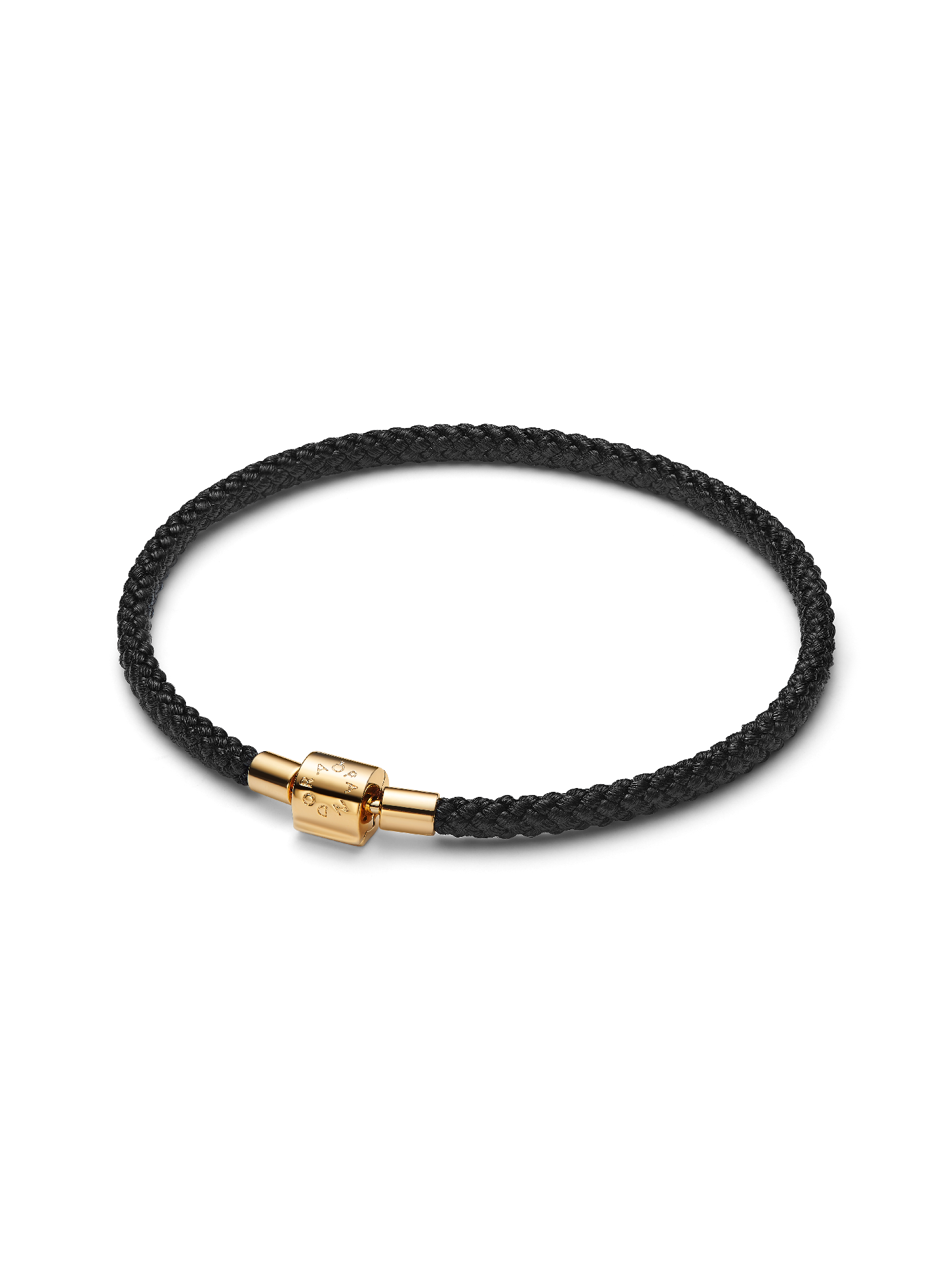 Shimmering Black Cord Bracelet