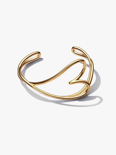 Bracelet jonc Cœur de forme organique