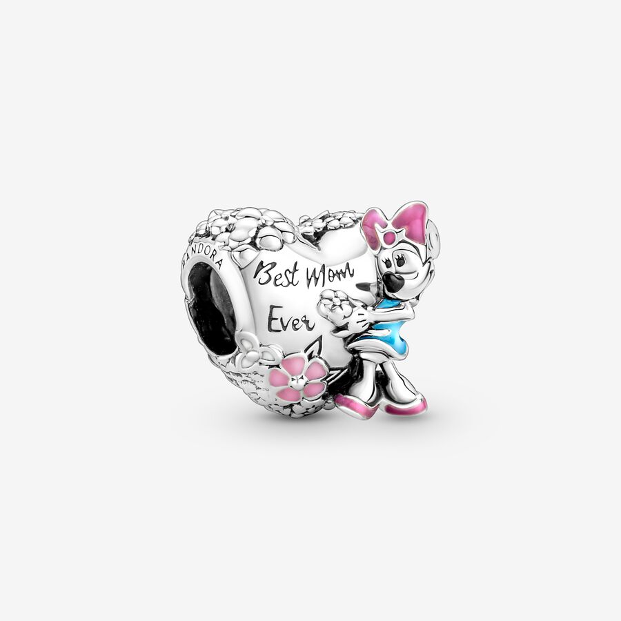 Disney Parks Best Mom Ever Minnie Mouse Heart Charm