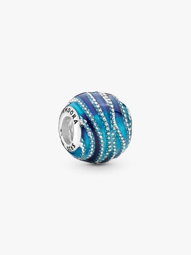 VENTE FINALE - Charm Vague bleue