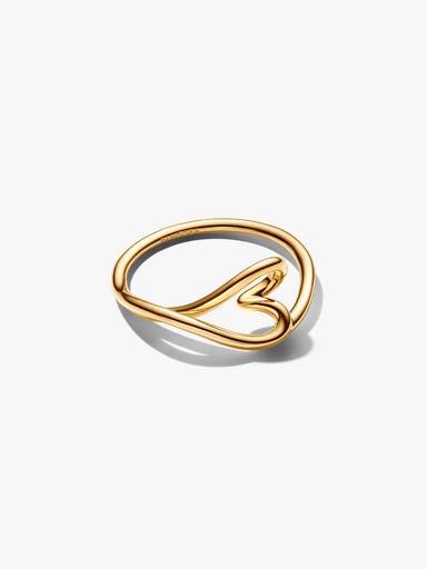 Bague Petit cœur de forme organique